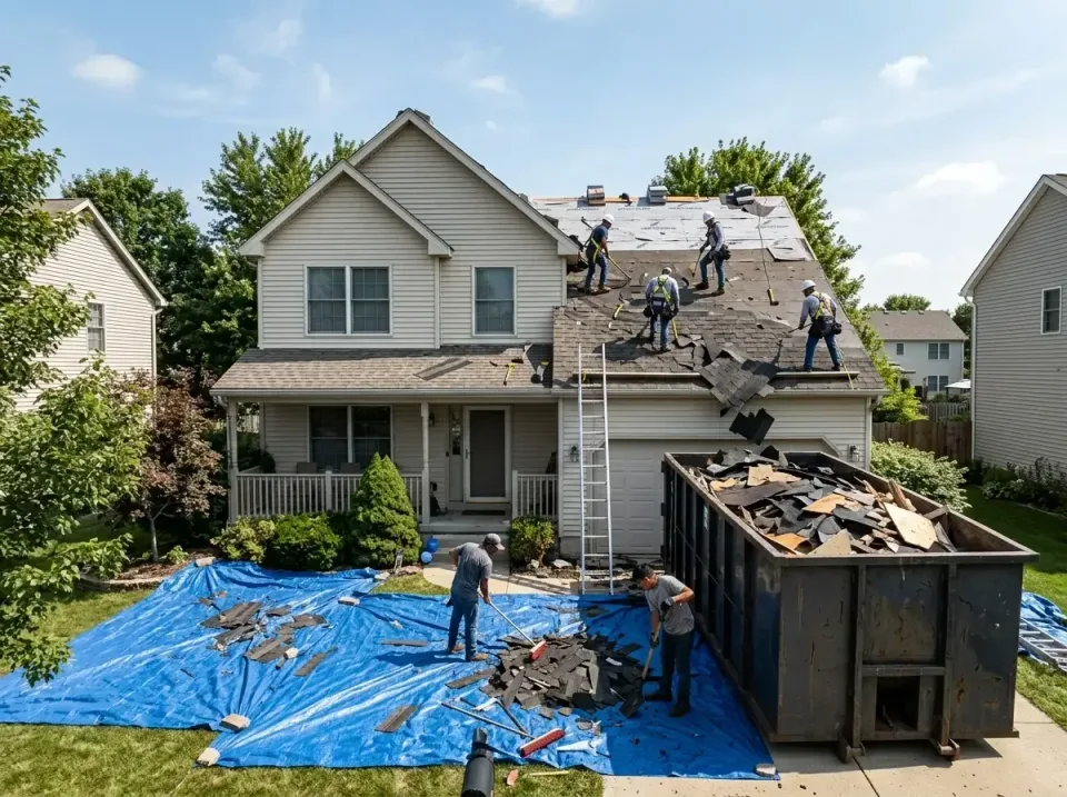 roof-replacement-debris-remova-004 — frequently asked questions, Cheapest Dumpster Rentals in Candlewick Lake, IL